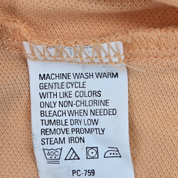 Big And Tall Men's Silk Wash Colored IZOD Polo Shirt SIZE:3XLT - Picture 4 of 7